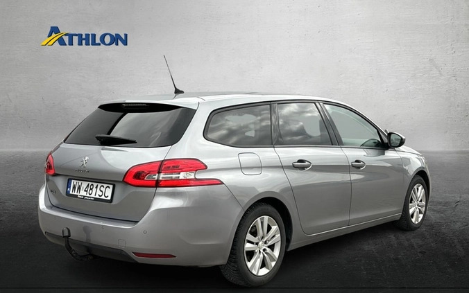Peugeot 308 cena 50000 przebieg: 113968, rok produkcji 2019 z Wołomin małe 301